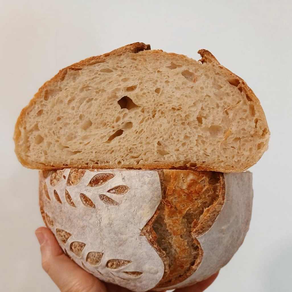 Sourdough Bread Side View
